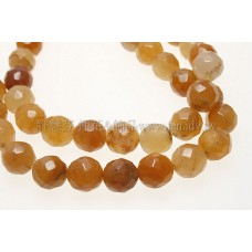 古黃玉-圓切角-10mm-5個