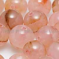 874 粉晶-圓珠- 8mm-10個 