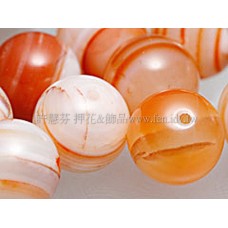 928 紅線珠-圓珠- 12mm -5個 