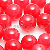 833 櫻桃石-圓珠- 6mm-10個 