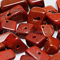 909 紅磚石碎石-不規則形-  3*6mm -10g 