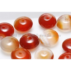 天然紅瑪瑙8*4mm-10個