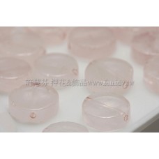 粉晶-扁圓形-3*8mm-5個