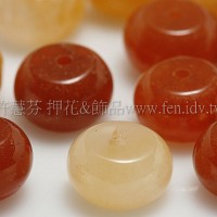 老黃玉-車輪形-5*8mm-5個