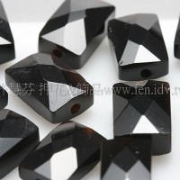 黑瑪瑙方形9*6mm-2個