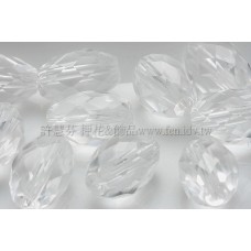 切角米粒形水晶石7*10mm-4個