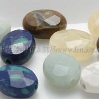 蛋形綜合石-7色-10*4mm-1個