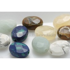 蛋形綜合石-7色-10*4mm-1個