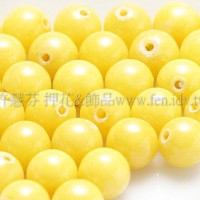 9284彩雲石-黃色-6mm-10個